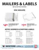 Disc Mailers & Labels
